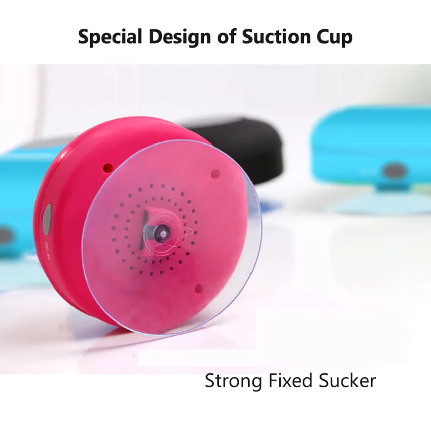 Aimitek Водонепроницаемая мини Bluetooth колонка беспроводная ванная комната Душ