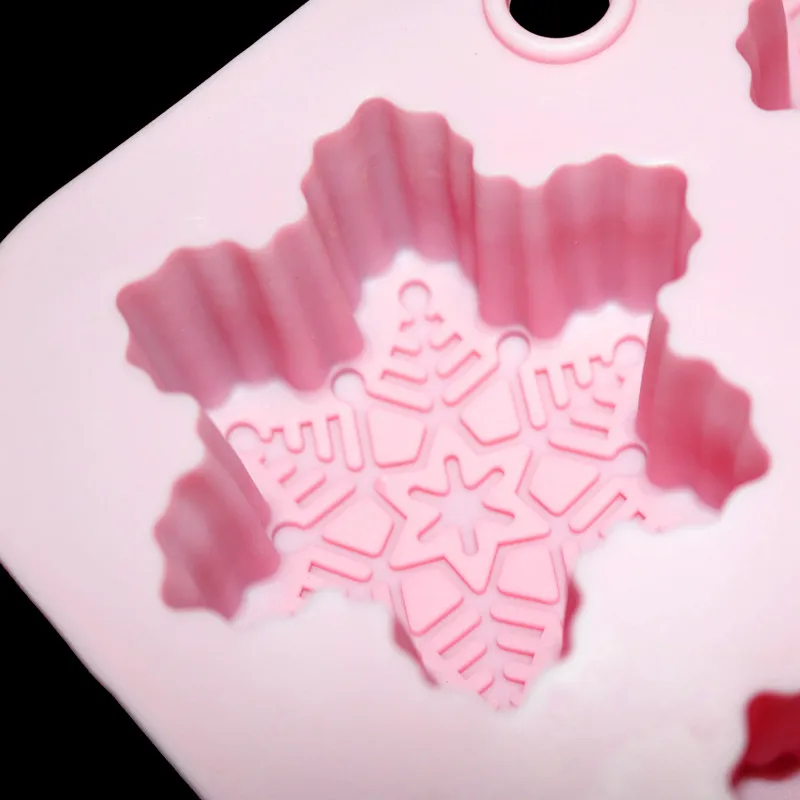 Силиконовые формы для выпечки 1 шт. в форме снежинок высокотемпературные торта