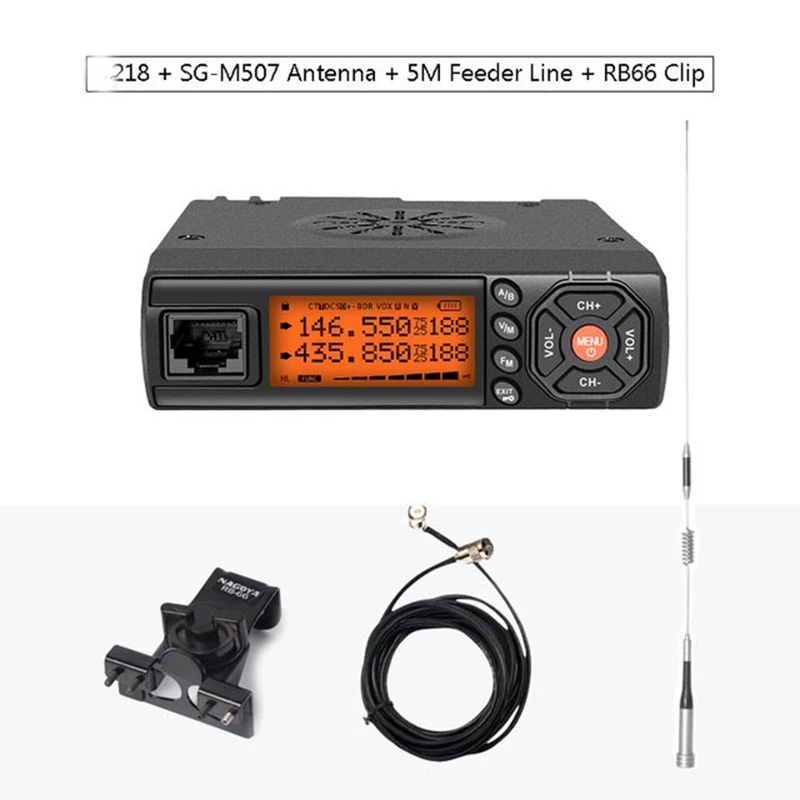 BaoJie BJ 218 автомобильный радиоприемник Мобильная рация оборудование UHF VHF BJ218 Vericle