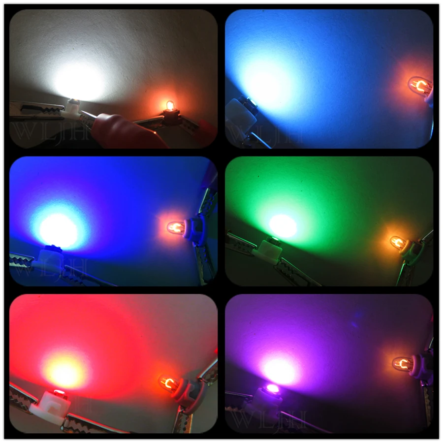 WLJH 10x T3 T4.2 T4.7 Led Neo Клин 3030 SMD нагреватель A/C климат контроль прибор с подсветкой приборная панель светильник лампа для автомобиля