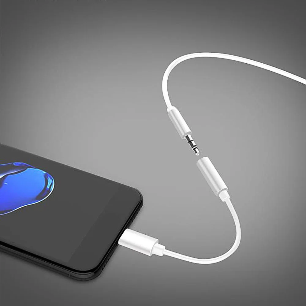 IOS 12,3 11 аудио адаптер для lightning до 3,5 мм наушников Aux 3,5 Jack кабель для iPhone X XS Max XR 8 7 Plus Adaptador