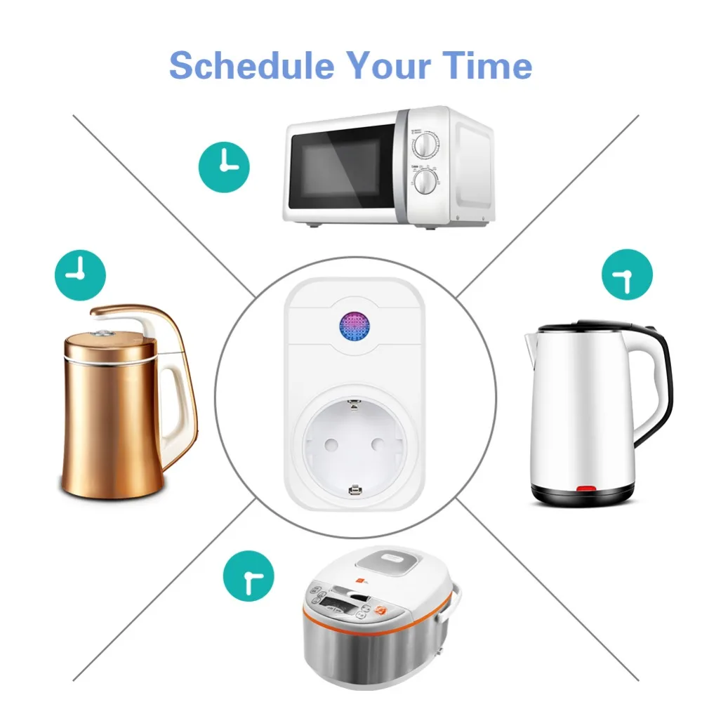 Smart Alexa outlet LEMAIKJ Wi-Fi умная розетка Amazon (эхо и эхо в горошек) IFTTT функция смартфон