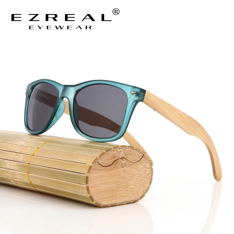 EZREAL Wood Солнцезащитные очки Мужские Винтажные брендовые дизайнерские женские