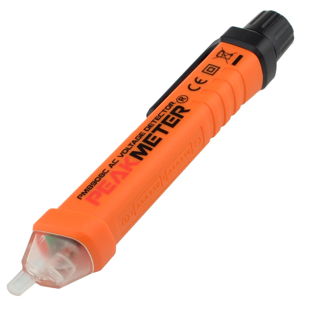PEAKMETER PM8908C Многофункциональный перьевой детектор напряжения переменного тока 12
