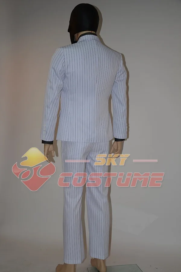 Костюм в полоску с черной маской для взрослых и мужчин костюм косплея|Костюмы из