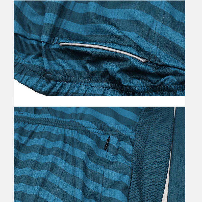 Джерси ARSUXEO Pro Мужская велосипедная дышащая одежда со светоотражающей полосой на