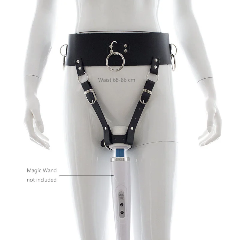 Эротический пояс для оргазма из искусственной кожи Женский Пояс верности