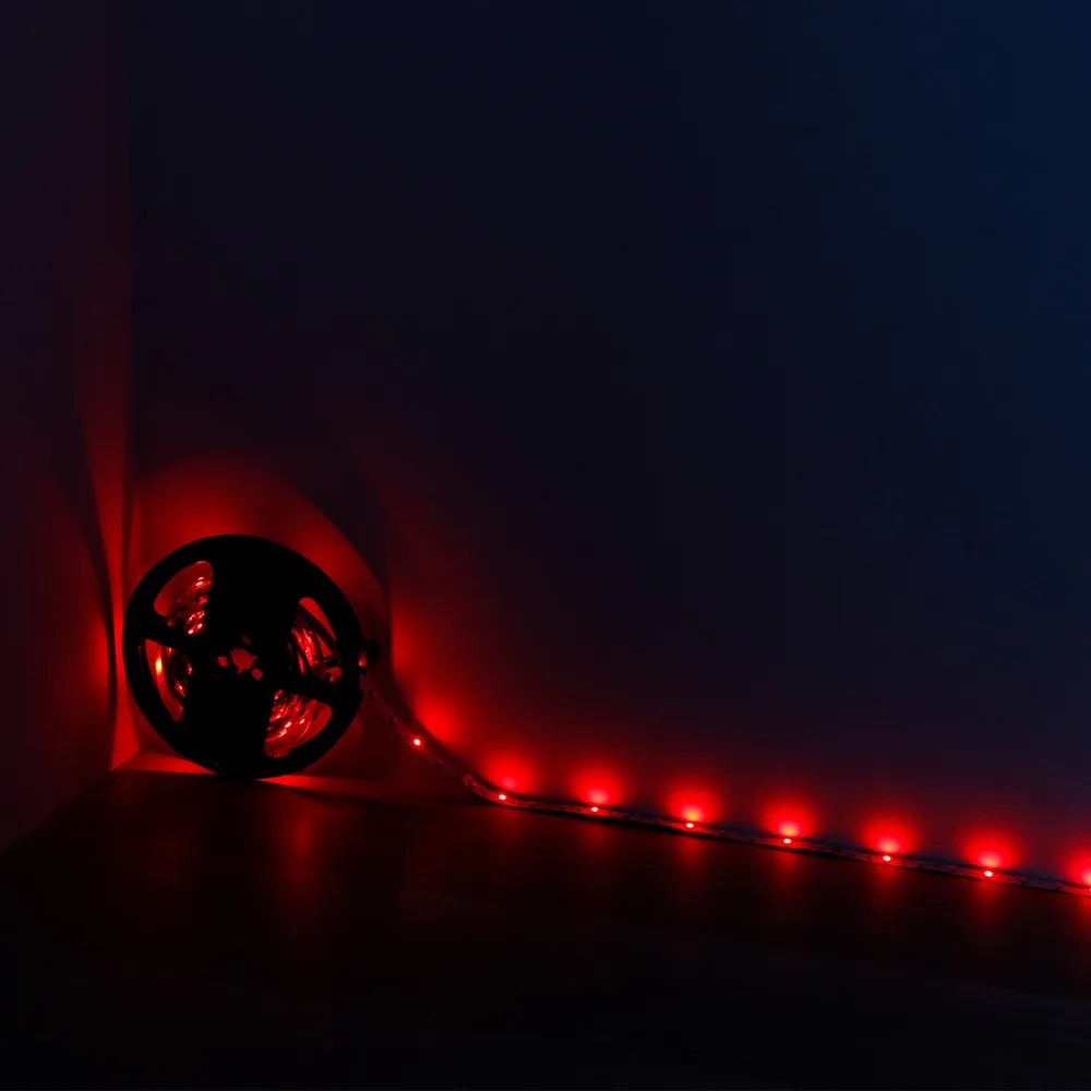 Комплект светодиодных лент Dream RGB SMD 3528 5 м 60 Светодиодный s/M DC 12 В Гибкая лампа с 44 клавишами ИК-пульт дистанционного управления 24 Вт адаптер питания