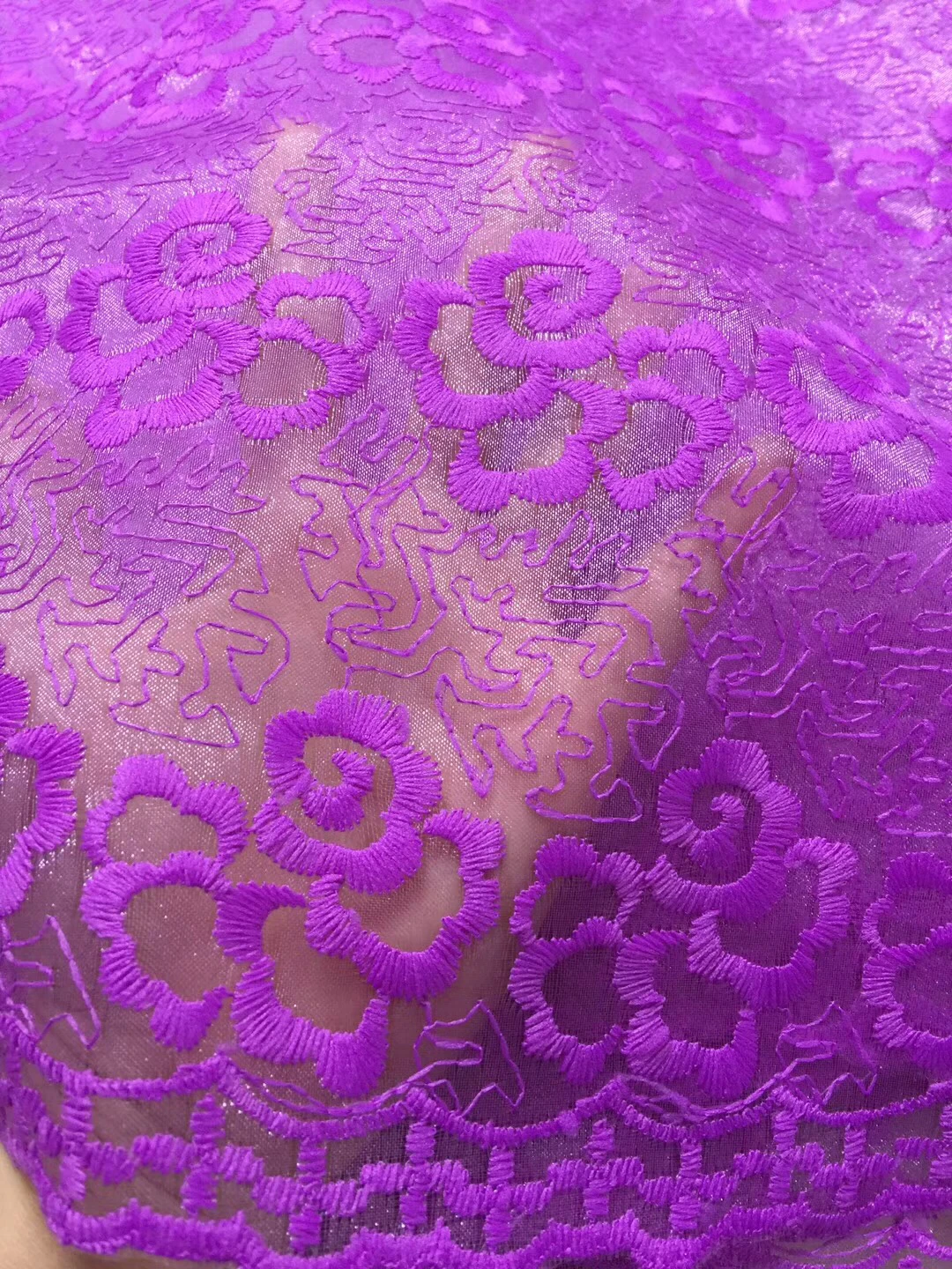

African Lace Fabric 2019 Embroidered Nigerian Laces Fabric Bridal High Quality French Tulle Lace Fabric For Women Dress LPL1202