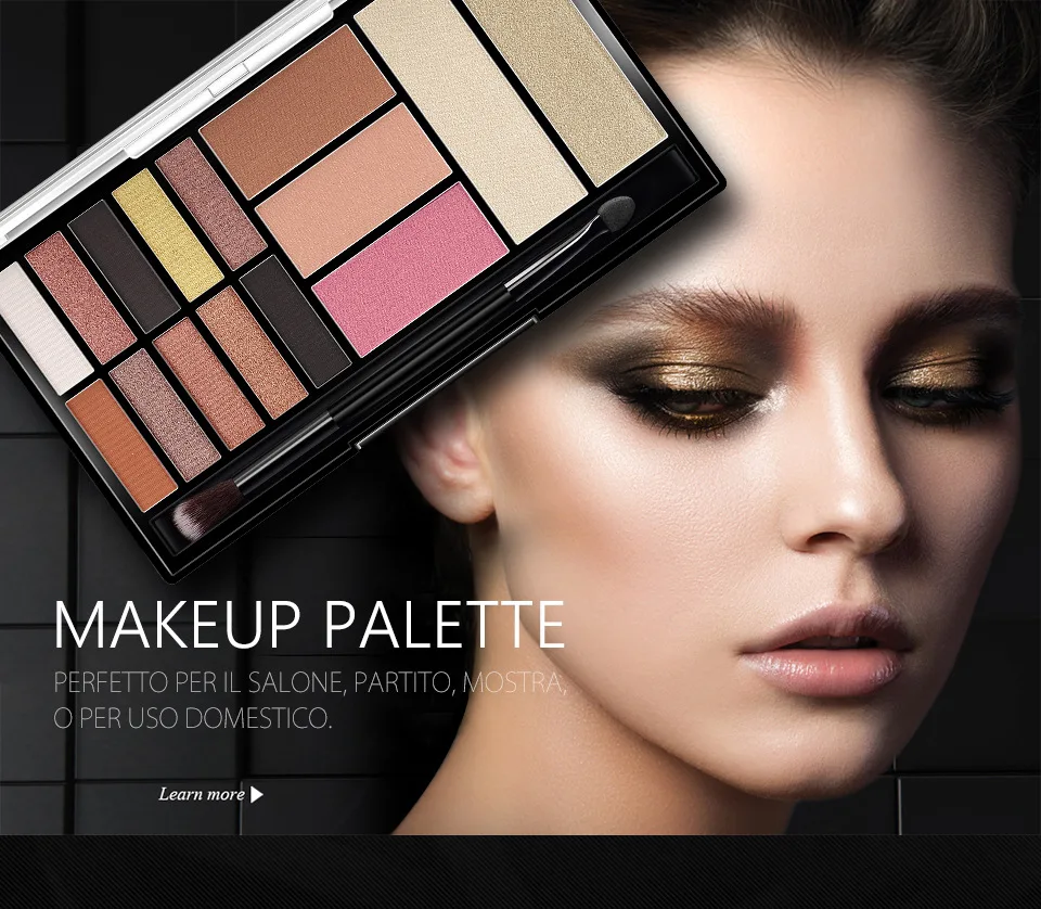 Тени для век Палитра Nudes Smokey Eyes матовые тени блестящие мерцающие пигментные