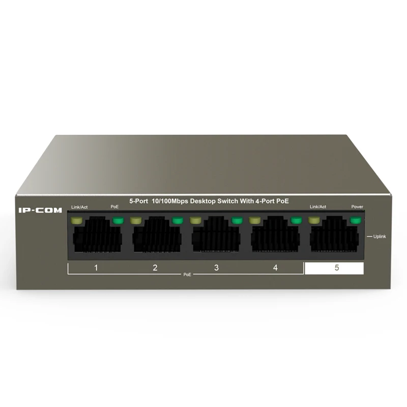 Коммутатор PoE 5 портов настольный коммутатор для высокоскоростной сети ethernet с 4 портами PoE lan ethernet концентратор rj45 5 портов 10/100 Мбит сетевой коммутатор ethernet