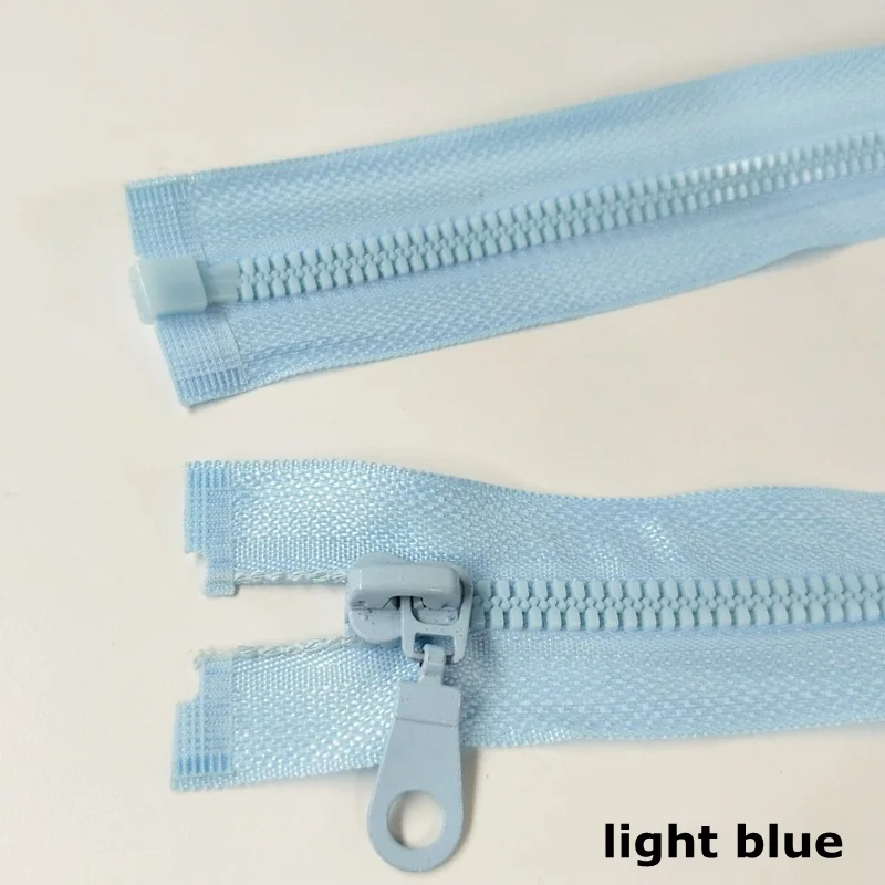 light blue HL 5#70 см 1 шт/5 шт много цветов открытые полимерные молнии Одежда домашний текстиль Швейные аксессуары DIY ремесла - Цвет: light blue