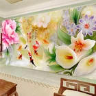 DIY Алмазная вышивка, набор для рисования с круглыми камнями и полотном с цветущими Роскошные пионы с изображением павлина из страз стразы 5D алмазная живопись Вышивка крестиком, рукоделие