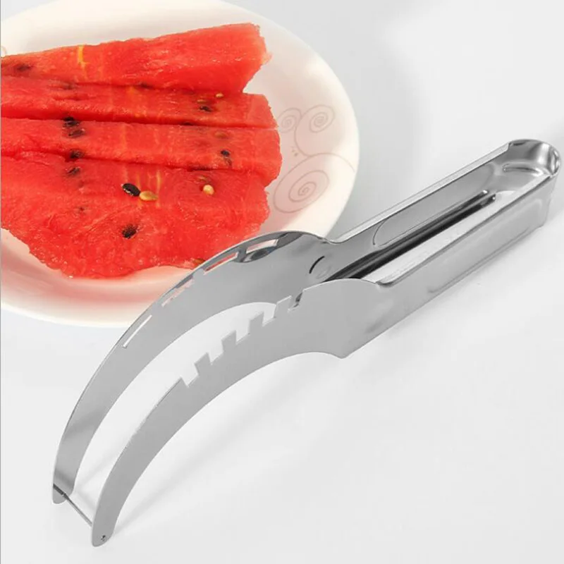 2018 большой размер из нержавеющей стали Дыня ломтерезка для арбуза резак нож