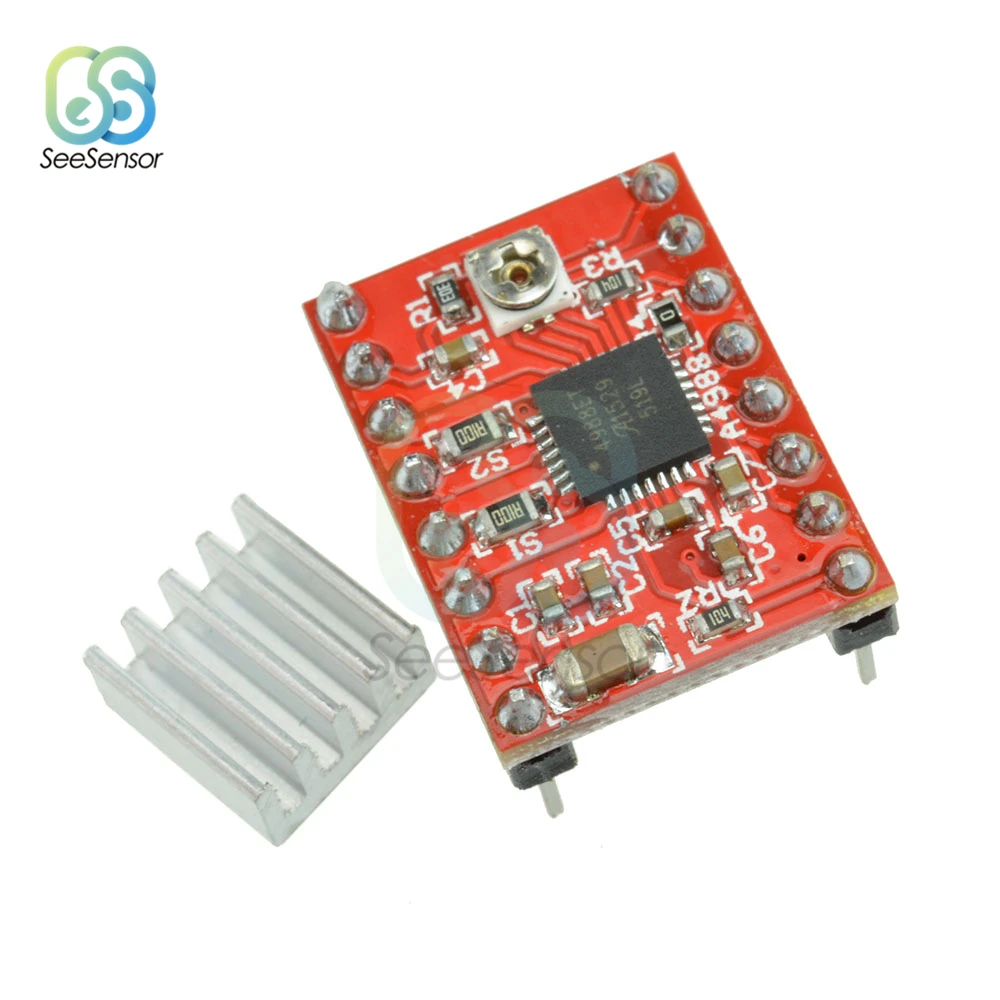 Запчасти для 3D принтера Reprap Stepper Driver A4988 модуль шагового двигателя с