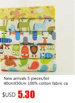 Booksew, Новое поступление, домашний текстиль, хлопок, саржа, ткань для лоскутного шитья, постельные принадлежности, подушка, детский цветочный узор, ткань для шитья Tecido