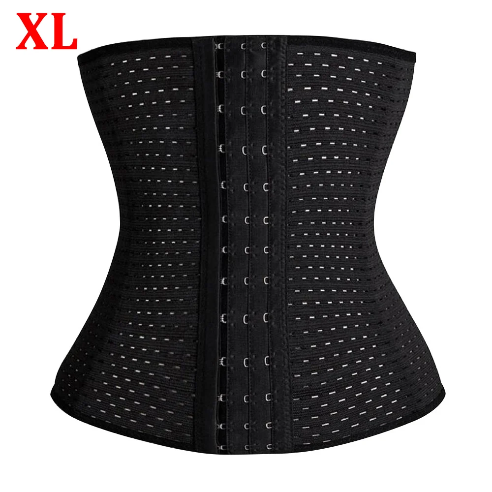 Black XL Утягивающий корсет для коррекции талии корректирующий пояс для похудения корректирующий пояс для коррекции фигуры обертывания для похудения Пояс для моделирования - Цвет: Black XL