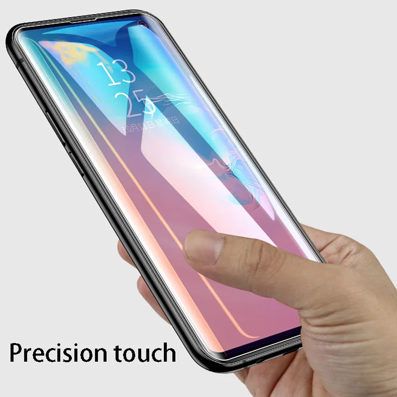 УФ gluetreed стекло для samsung S8 S9 S10 S7 Edge полный жидкий клей экран протектор Galaxy Note 8 9