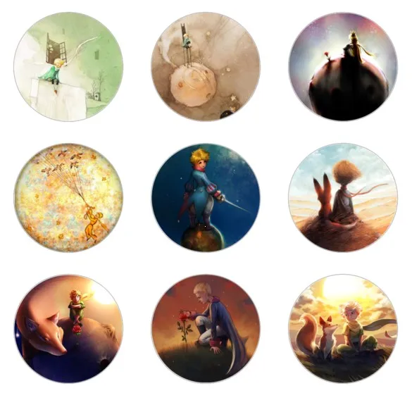 5 шт. 16 мм 20 25 Маленький принц и ювелирные изделия ручной работы фото стекло капля