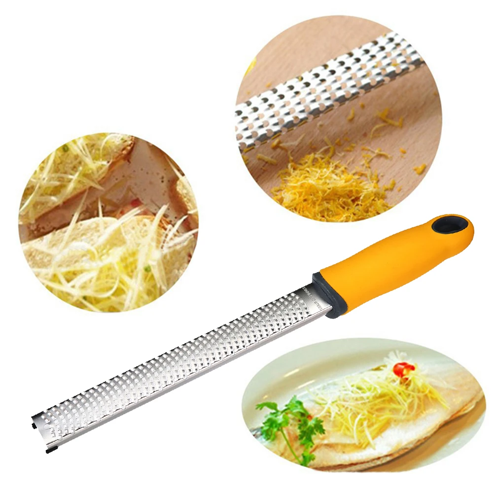 Терка для лимона Zester Нержавеющая сталь прибор очистки фруктов и нарезки сыра