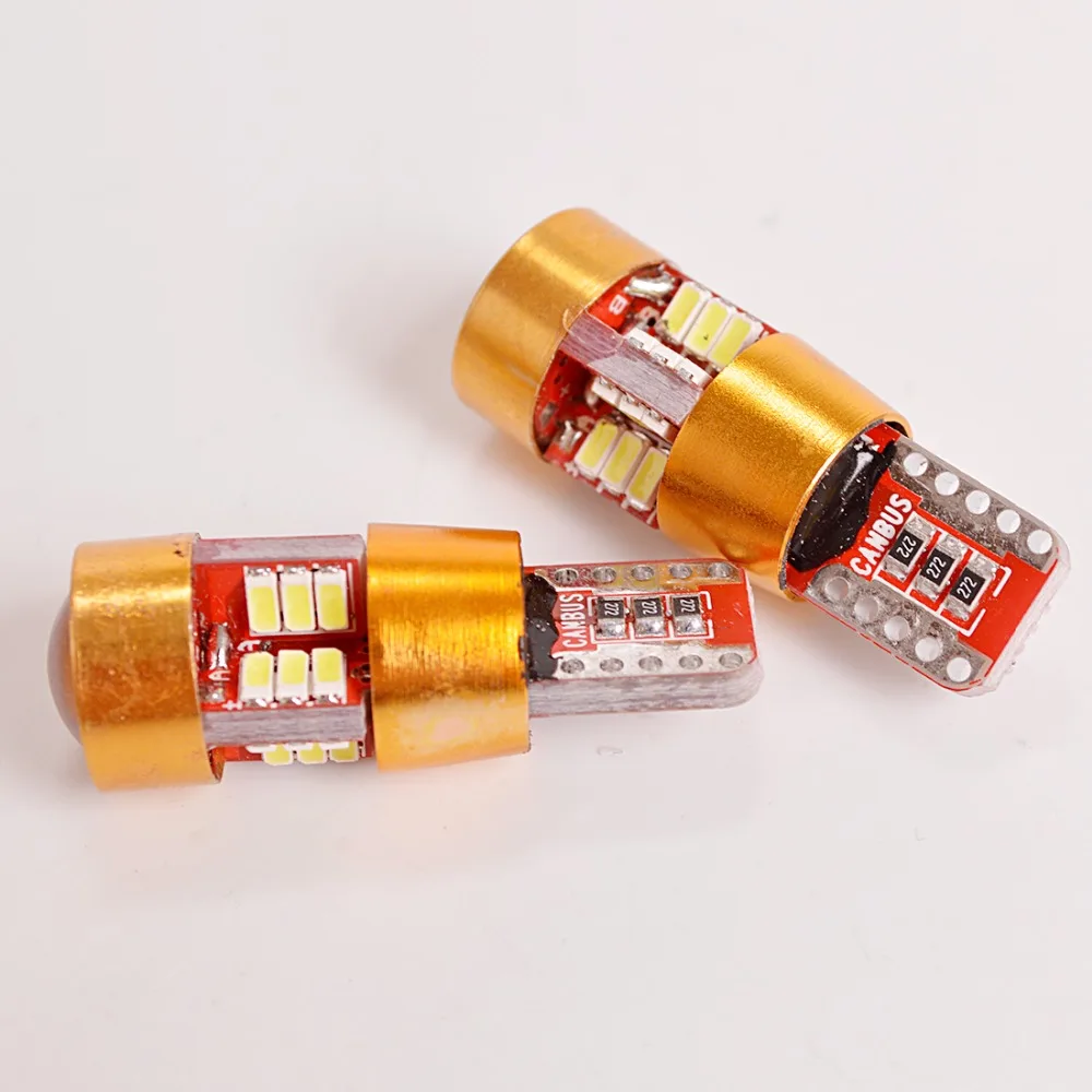 Flytop T10 светодиодный светильник 3014SMD с объективом CANBUS без ошибок 194 12 В 6 Вт Супер