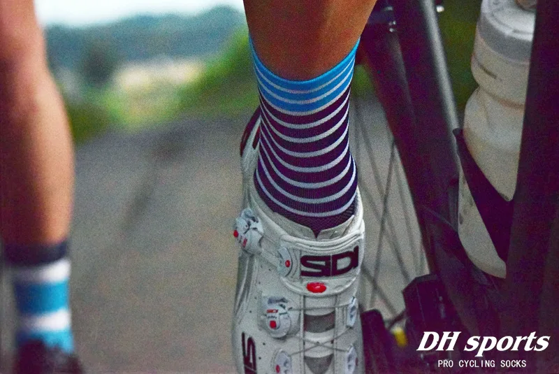 DH спортивные новые высококачественные профессиональные носки для велоспорта Дышащие носки для шоссейного велосипеда Компрессионные носки для спорта на открытом воздухе