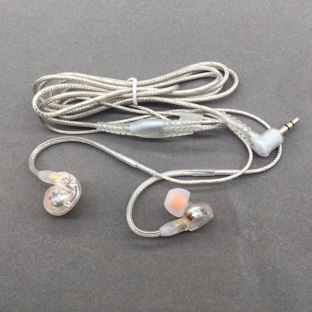 HIFI DIY MMCX наушники кабель для Shure SE215 SE535 SE846 UE900 динамический 10 мм индивидуальные спортивные наушники для iPhone xiaomi