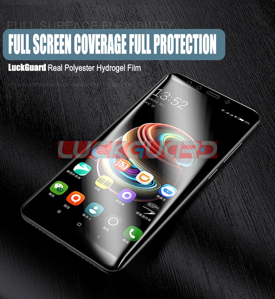 LuckGuard для Xaiomi Redmi 4X 3D изогнутая Мягкая Покрытие Гидрогелевая пленка для Xiaomi Redmi 4X5 Plus Note 5 Защита экрана не стекло