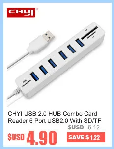CHYI мульти порт в одном Micro Usb 3,0 концентратор комбо Мини Размер Usb2.0 Hab сплиттер адаптер портативный компьютер ПК Аксессуары для ноутбука