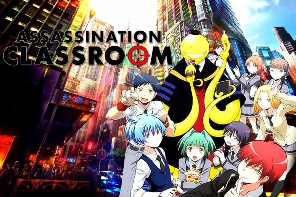 

ASSASSINATION CLASSROOM ANIME MANGA Silk poster Decorative Wall painting 24x36inch