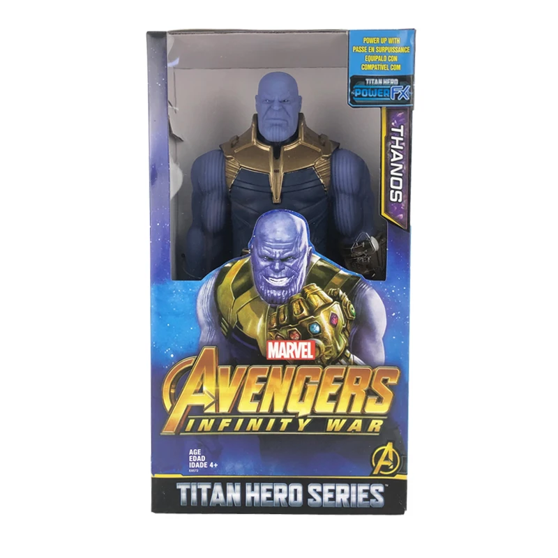 with box Hasbro Marvel игрушки Мститель эндшпиль 30 см супер герой Тор Капитан танос Росомаха Человек-паук Железный человек фигурка игрушка куклы - Цвет: with box