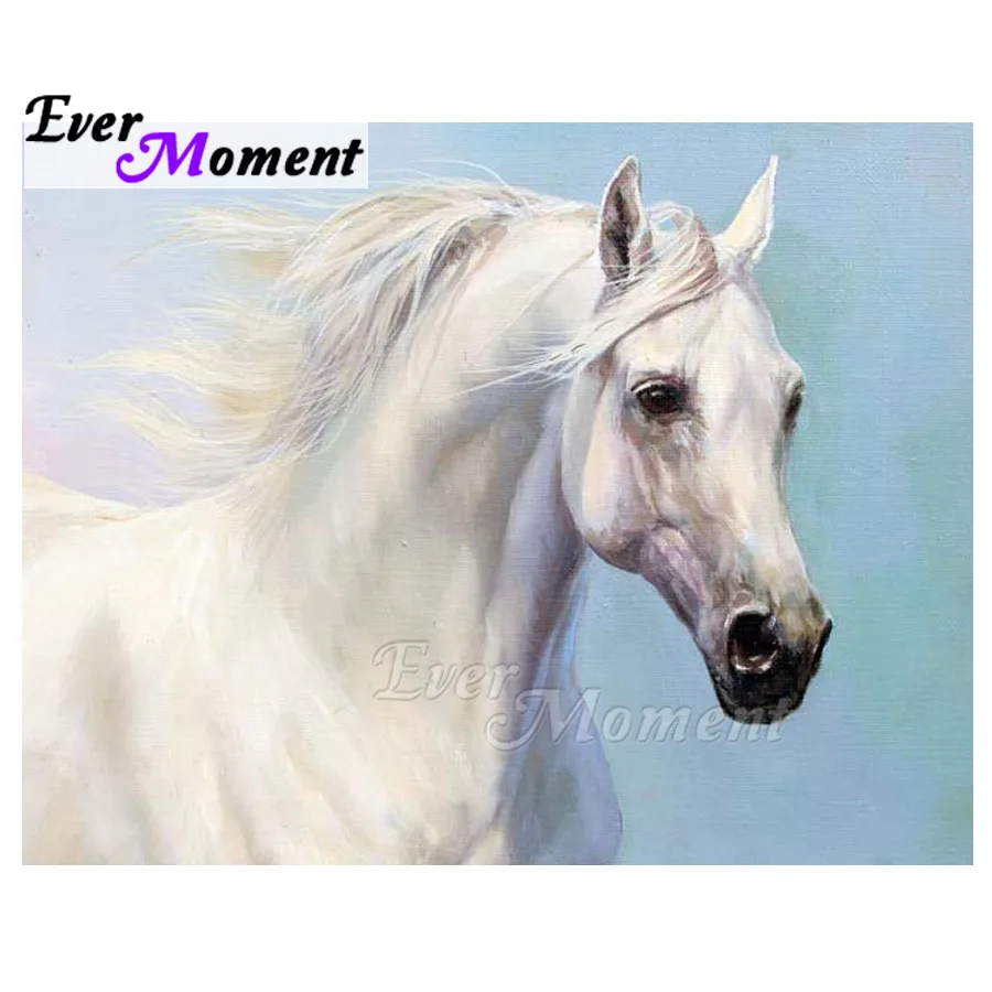 

Ever Moment Diamond Painting Handmade Horse Full Square Drill 5D DIY Picture Rhinestone Diamond Embroidery Cross Stitch ASF1561