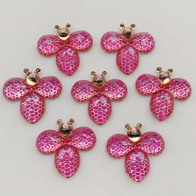 Серьги подвески женские акриловые в виде пчелы 21 х22 мм|Стразы| |