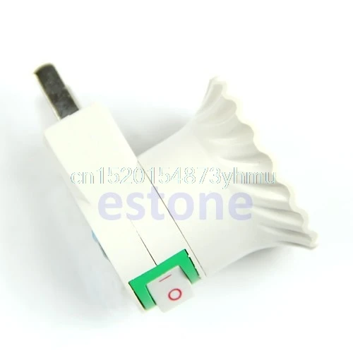 

E27 Base To AC Power 110V 220V Lamp Bulb Socket Adapter Converter On OFF Switch #L057# new hot