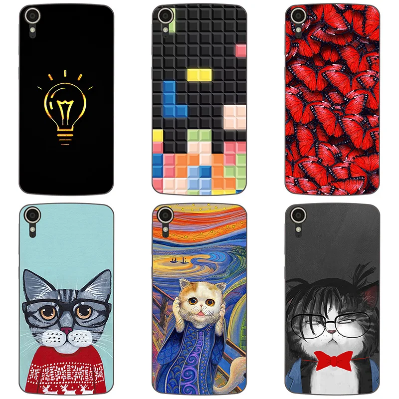 For HTC Desire 828 Case Hard Plastic Back Cover Cases Painting Abstract Patterned Shell Skin |