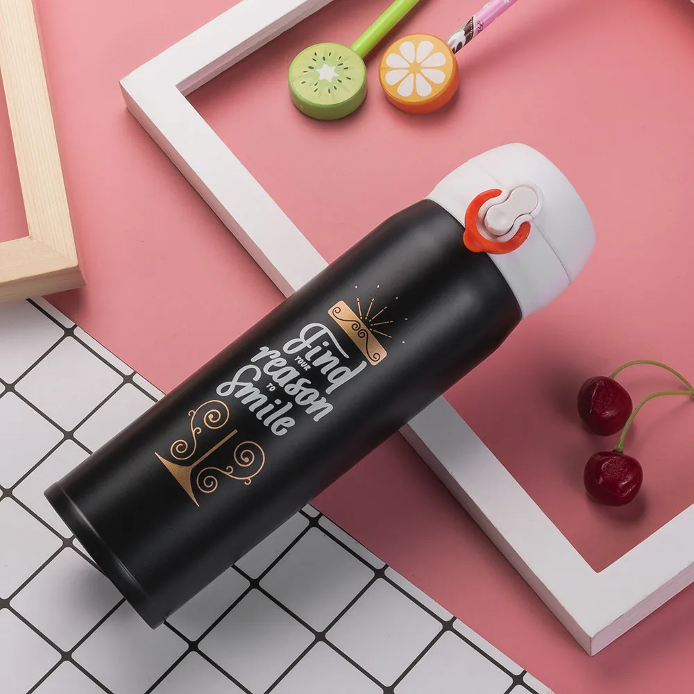 Портативная вакуумная колба из нержавеющей стали Термос кофейная чашка для