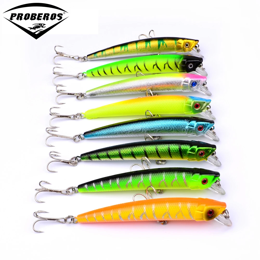 8pc/lot New PRO BEROS Design jointed Dying fish fishing lures 9.5cm/8g 8color tackle 6# hook bait DW1178 | Спорт и развлечения
