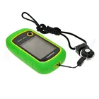 Походный ручной защитный зеленый силиконовый резиновый чехол с GPS + черный съемный шейный ремешок с кольцом для Garmin eTrex 10 20 30 10x 20x 30x