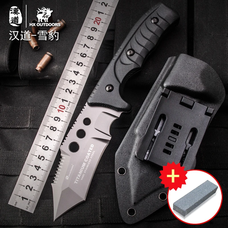 HX тактический нож для снега и леопарда Открытый Кемпинг прямой выживания Военный