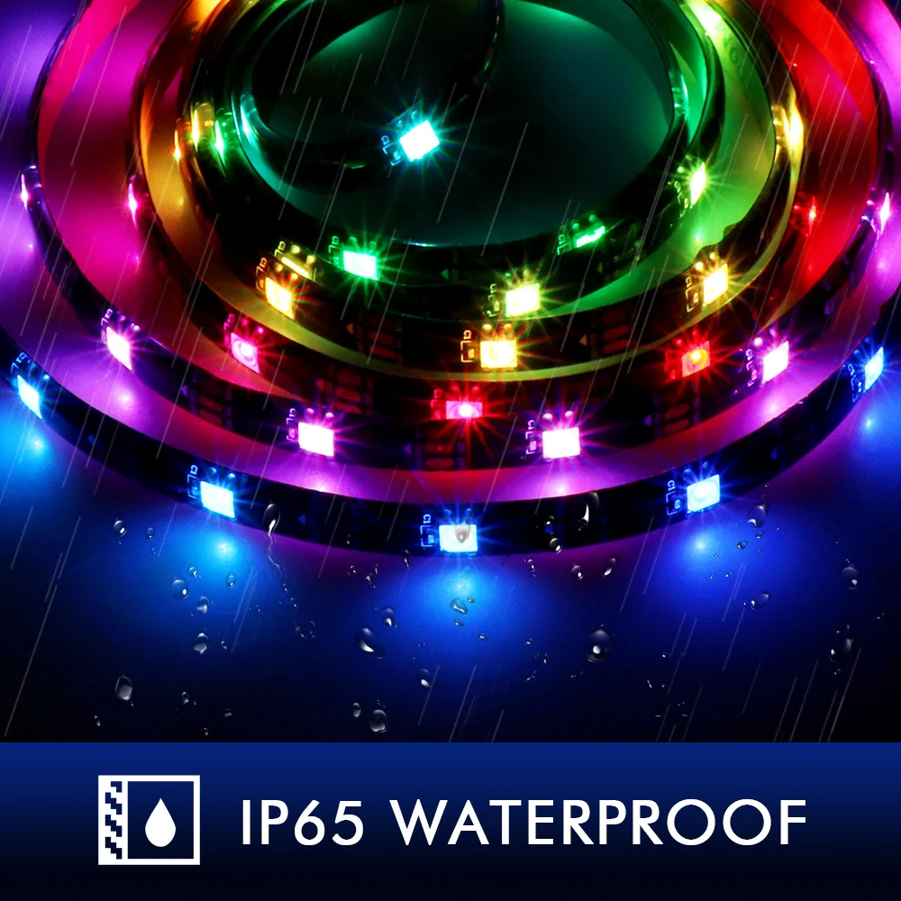 Rgb адресуемая WS2812b цифровая светодиодная лента для декора корпуса компьютера ПК