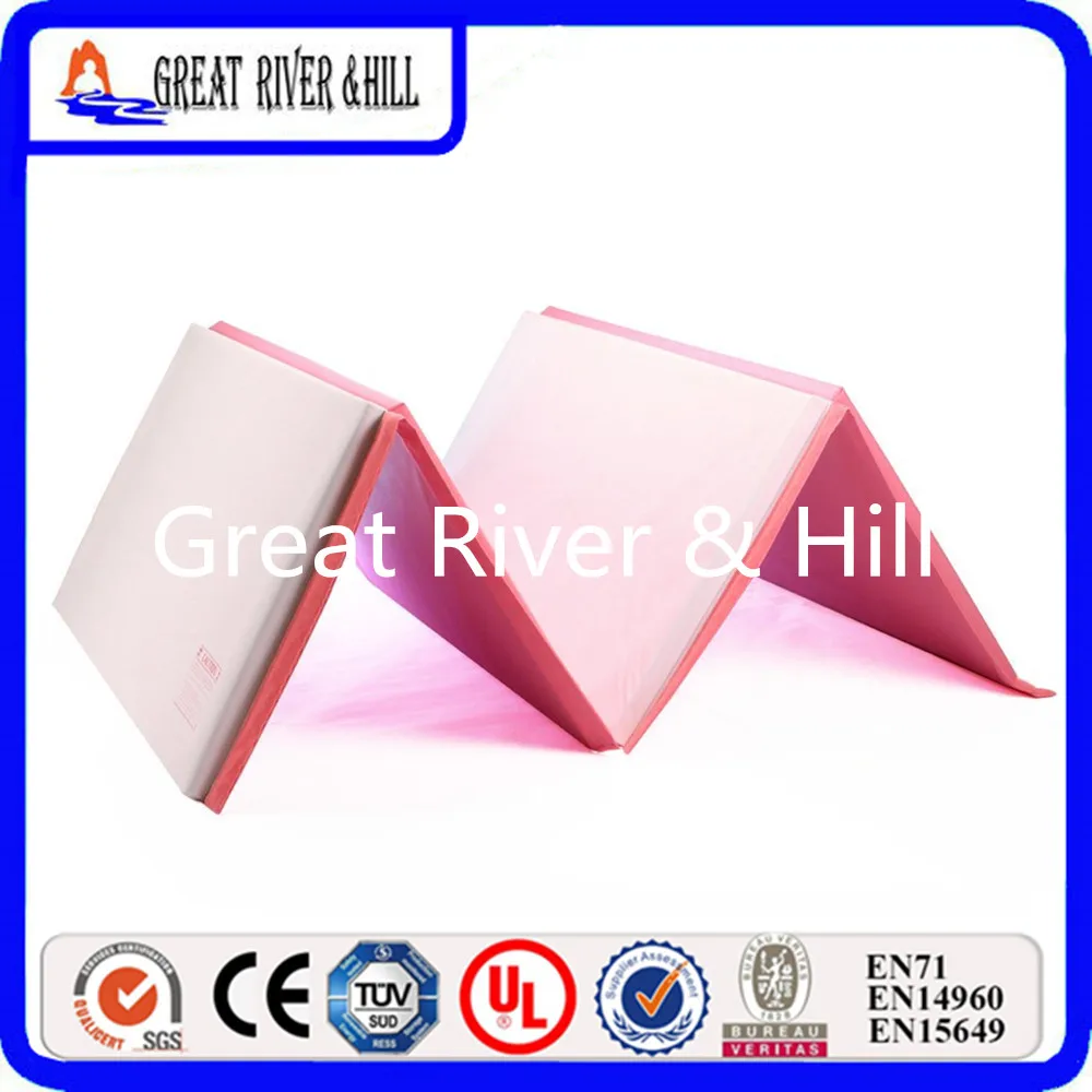 

Great River Hill 4 Folding Tumbling Mats for home fitness training