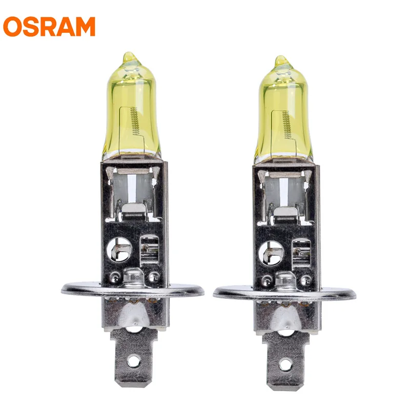 OSRAM H1 12 В 55 Вт 2600 К 62150FBR туман выключатель ксенон желтый 200% свет 60% более ярким Авто
