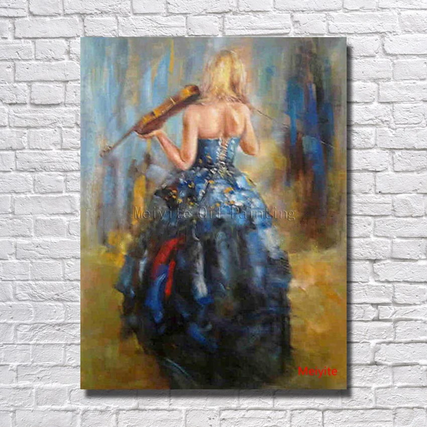 

High Quality Free Shipping100% Hand Painted Beautiful Girl Oil Painting Home Decoration Modern Acrylic Paintings no Framed