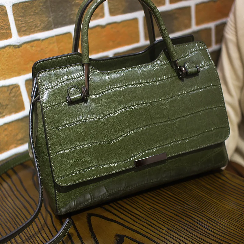 Женские сумки из 100% натуральной кожи женская сумка большие на плечо элегантные