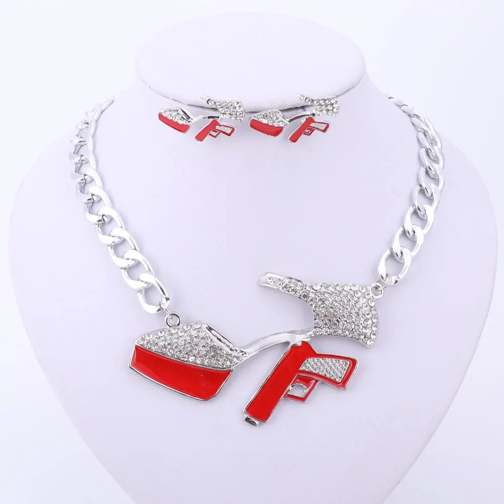 Лидер продаж золотистая массивная красная эмалированная подвеска в стиле