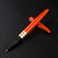 nice quality gold clip rollerball pen black ink medium refill dika wen signature pens school and office supplies stationery