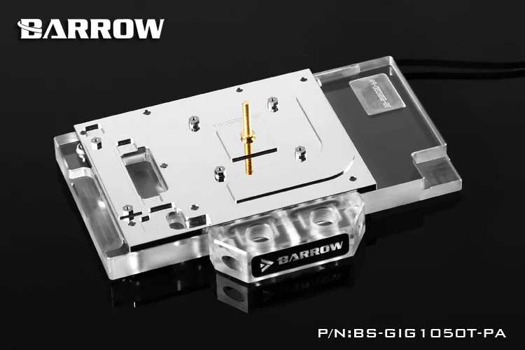 Блок графической карты BARROW с полным покрытием используется для GIGABYTE GTX1050TI G1 GAMING 4G