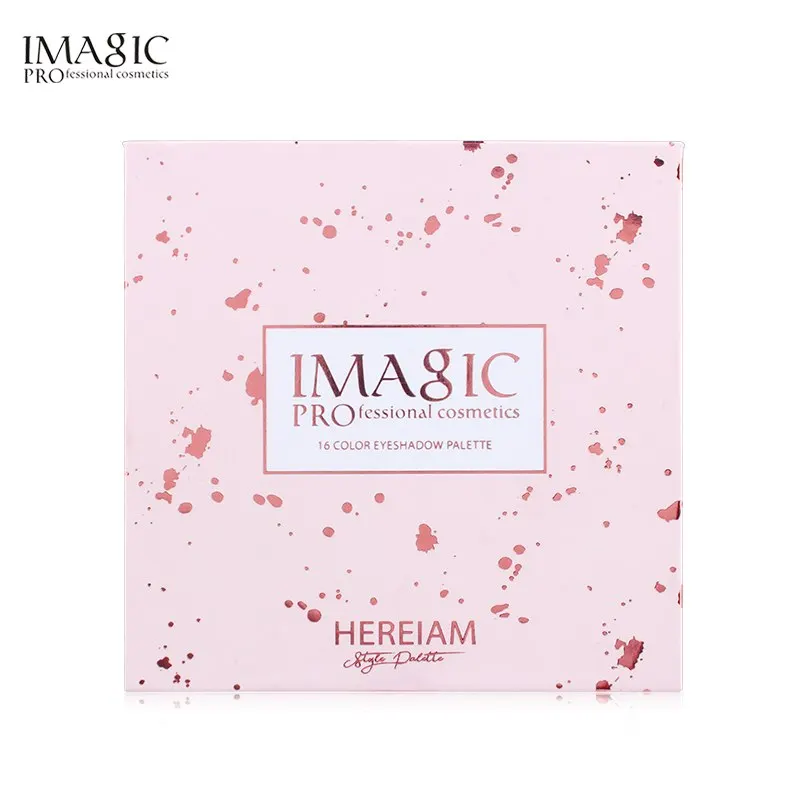 IMAGIC новые розовые поп матовые тени для век мерцающий блеск легко носить макияж