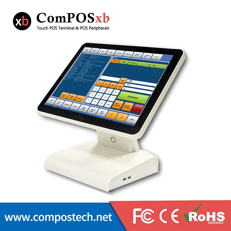 Напрямую с фабрики солевые 15 дюймов сенсорный экран Экран POS Системы/POS машина