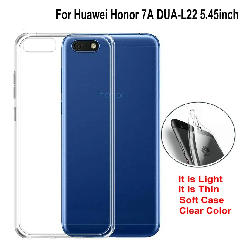 Чехол для Huawei Honor 7A DUA-L22 7C RU мягкий силиконовый чехол из ТПУ 8C 8X Y6 Y7 Prime Pro P Smart PLUS Y9 2019